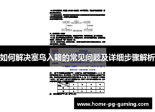 如何解决塞鸟入籍的常见问题及详细步骤解析